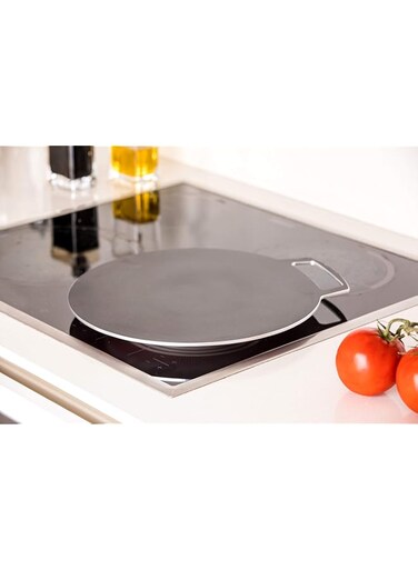 Royalford Non-Stick Flat Tawa, Black, 40 cm