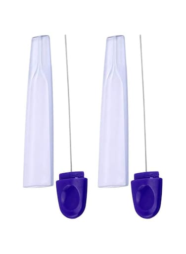 Luxshiny 2pcs Cake Tester Needles Stainless Steel Cake Testing Probe Cake Tester for Home Bakery Cake Testing Stick(Random)