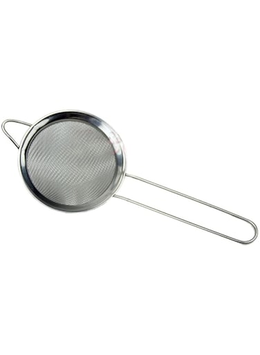 Dubai Gallery Fine Mesh Wire Flour Oil Strainer Silver