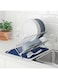 Blueberry Kvot Dish Drainer Galvanised Silver