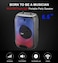 Crony Rx-6168 Speaker Portable Blututh Speaker Dancing Speaker With Flame Light 10W Party Outdoor Speaker