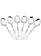 Raj Symphoney Dessert Spoon 6 Piece Set, 23 cm, SCTS01, Table Spoon , Ice-cream Spoon , Dessert Spoon , Sweet Spoon