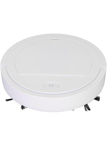 Cryfokt Robot Vacuum Cleaner, Ultra Thin 3 in 1 Smart Robot Vacuum and Mop Combo with 1800PA Suction, Multifunction USB Charging Smart Sweeping Robot for Pets, Carpet, Hard Floors
