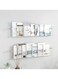 2 Pack Acrylic Magazine Holder, Book Organizer, Magazine Rack Floor, Kids Book Display Shelves Wall Mounted (22.4 Inch)