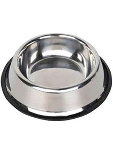 Les Filous Anti-Skid Bowl Dog Dish 2900ml - Premium Stainless Steel, Non Slip Design, Versatile for Dogs and Cats, Generous Capacity, Easy to Clean