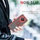 Honor X9b Case Flexible Silicone Protective Bumper, Camera Protection Thin Translucent Shockproof Matte Back Cover with 360 rotational Car Mount Magnetic Ring Holder For Honor X9b 5G 2023 (Black+Red)
