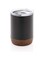 Vacuum Insulated Coffee Mug, Keep Hot for 5 Hours &amp; Cold for 15 Hours, Stainless Steel Cork Base With Screw On Lid Leakproof Travel Coffee Mug - 180ml (Black)