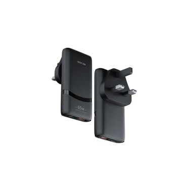 65W GaN Fast Charger USB-C &amp; USB-A PD Adapter with PPS Technology