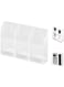 Discoball Acrylic Wall Mounted Remote Holder Organizer Storage Box (3 Compartments)