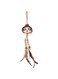 Gigwi Toy Sloth Catch &amp; Scratch Eco line with Slivervine Leaves and Natural Feather (7534)