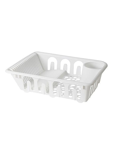 Plastic Dish Drainer White 46x36x36cm