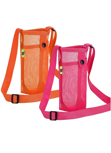 Water Bottle Holder Water Bottle Carrier with Adjustable Shoulder Strap Beach Bottle Bag Water Bottle Sling Dog Water Bottle Sleeve for Sports Gym Hiking Camping Walking Travel Essentials