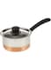 Raj Copper Bottom Saucepan , Medium , Silver, 8.5 Cm, GCBSP2, Tea Pan , Rice Pan , Sauce Pan , Milk Pan , Coffee Pan
