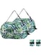 TERRIFI 2-Pcs Reusable Recycling Grocery Bags with Handles, Foldable Washable Shopping Bags, Waterproof Large Capacity Shopping Tote Bag