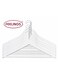 HANGER WOODEN 6 PCS SET WHITE
