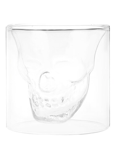 Crystal Skull Glass Cup Transparent