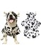 Halloween Dog Cow Costume Outfits for Large Dog Winter Fleece Puppy Jacket Coat Hoodie Funny Dog Clothes Golden Retriever (Black and white, 3XL)