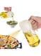 16oz Olive Oil Dispenser Bottle for Kitchen - 2 in 1 Oil Dispenser and Oil Sprayer for Cooking, Air Fryer, Salad, BPA-Free 470ml Olive Oil Sprayer White