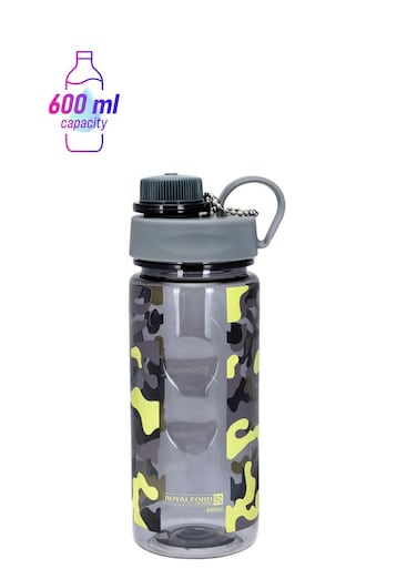 Water Bottle Black/Yellow 27.7 x 11.7 x 8.4cm