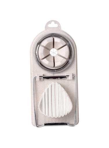 Bergner Geo Stainless Steel Egg Slicer, Bg39947Gy, Grey/Silver