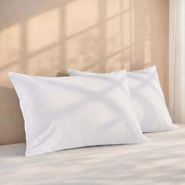 Home 2-Piece Standard Pillowcase Set in White
