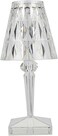 V2COM Acrylic Diamond Table Lamp, USB Charging Transparent Crystal Lamp, Bedroom Bar Decoration Night Light, For Bedroom, Living Room, Office, Coffee Table (White Light)