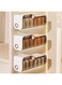MUMOO BEAR 3pcs Underwear Storage Box, Wall Mounted Socks and Bras Organizer, Multiple Cell Plastic Drawer Organizer, for Closet and Wardrobe (White)