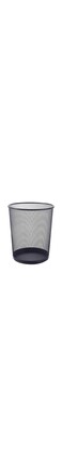 ECVV &acirc;&euro;ŽSHOWAY Trash Can Circular Mesh Bin Waste Paper Basket&iuml;&frac14;&OElig;Trash can Circular Metal Mesh Waste Paper Bin Lightweight Black (Color : Black)
