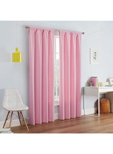 Eclipse Kendall Modern Blackout Thermal Rod Pocket Window Curtain for Bedroom or Living Room (1 Panel), 42 X 84, Bouquet