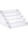 Kihor Tiered Spice Rack Acrylic, Spice Rack Shelf Seasoning Organizer for Countertop, Cabinet, Pantry, Kitchen Storage - 5 Tier