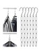 chain clothes rack,heavy garments, premium hanging hooks, closet storage, foldable vertical hangers, dorm room essentials