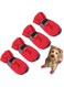 Aputue Dog Shoes, 4PCS Dog Shoes Paw Protector, Waterproof Shoes for Dogs, Socks with Shoelace Pet Paw Protector for Indoor and Outdoor, Medium and Large Dogs (5)