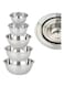 Arabest Stainless Steel Mixing Bowl Set, 5 Pcs Premium Nesting Bowls for Space Saving Storage, Easy-grip Bowls for Kitchen, Metal Mixing Bowl for for Cooking, Baking, Food Storage