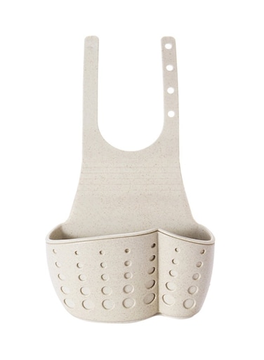 Kitchen Sink Drain Basket And Holder Beige