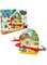 Kidwala Dinosaur Jurassic World Dinosaur Park Adventure slide race red &amp; yellow, Jurassic park toy with battery &amp; colorful 3d lights toys for boys &amp; girls