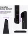 Mobcos iPhone 17 Air Black Elite Ring Premium Silicone MagSafe Case for iPhone   Silky Soft Touch   Military-Grade Shockproof Protection   Strong Magnetic Compatibility   Luxury Slim Cover