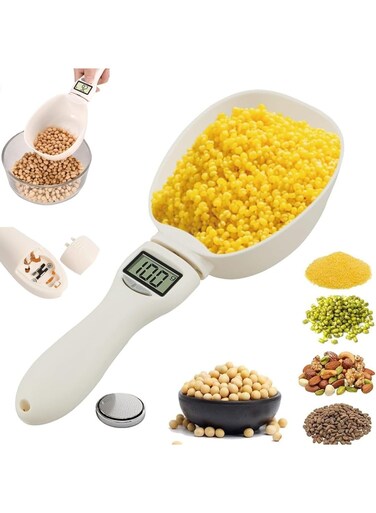 Digital Measuring Spoon High Precision with LCD Screen Display, Adjustable Kitchen Scale Spoon, Electronic Scale with Measuring Spoons for Food, Coffee, Portioning Milk, Tea, Flour, Spices Kitchen Gadgets