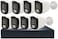 كروني مجموعة دي في ار كيت 8 قنوات فل اتش دي مقاومة للماء كاميرا دي في ار كومبو مجموعة كاميرا سي سي تي في