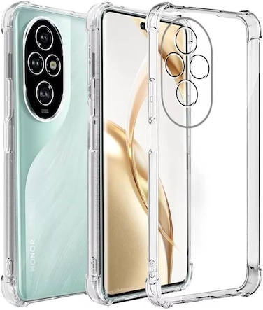 For Honor 200 Pro Clear Back Cover Case, Ultra Clear, Best Camera Protection Anti-Slip Grip   Slim &amp; Protective Back Case Cover for Honor 200 Pro 5G Clear