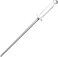 Master 12 Inch Stainless Steel Sharpening Steel (White)   Professional Honing Rod, KMK064