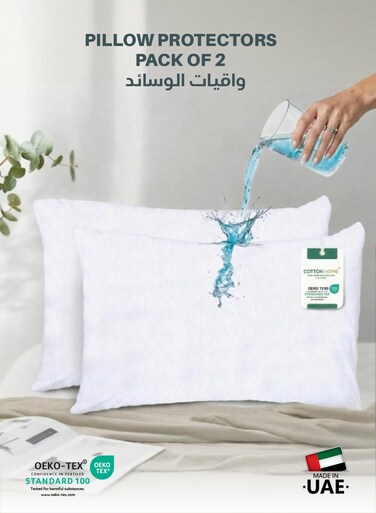 Home&Acirc;&reg; Coral Fleece 100% Waterproof Pillow Protector Zippered Standard Size 50x75 cm , 20x60 inches Bed Bug Proof Pillow Encasement Hypoallergenic White Pack 2