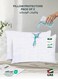Home&Acirc;&reg; Coral Fleece 100% Waterproof Pillow Protector Zippered Standard Size 50x75 cm , 20x60 inches Bed Bug Proof Pillow Encasement Hypoallergenic White Pack 2