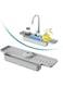 TERRIFI Kitchen Faucet Sink Splash Guard, Silicone Faucet Water Catcher Mat, Kitchen Sink Splash Guard Upgraded Faucet Water Catcher Tray, for Kitchen Bathroom Countertop