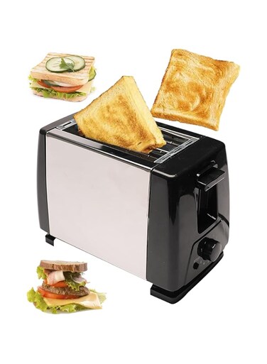 Toaster 2 Slice,Bread Toaster, Adjustable 6-Level Browning Control, Defrost,Cancel Function,Cool-Touch Design, Perfect for Bagels, Waffles, Thick Bread, Safe Auto-Shutoff and Overheat Protection