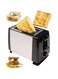Toaster 2 Slice,Bread Toaster, Adjustable 6-Level Browning Control, Defrost,Cancel Function,Cool-Touch Design, Perfect for Bagels, Waffles, Thick Bread, Safe Auto-Shutoff and Overheat Protection