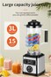3-in-1 15 Speed Electric Juicer &amp; Coffee Grinder &amp; Meat Blender Chopper Set,0.8L+2L+3L,SK-3333 Black