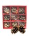 Christmas Magic Pine Cone Natural 4.5cm 9pc