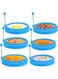 Egg Ring, fried egg ring mold, round non-stick silicone egg ring pancake mold, perfect fried egg mold, pancake ring. Kitchen baking household items (6 pieces)