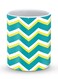 Premium Chevy Lime Designer Mug Blue/White/Yellow