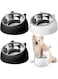 4 Pcs Raised Cat Food Bowls Stainless Steel Cat Bowl Tilted 15&deg; Elevated Cat Bowls Non Spill Kitten Puppy Food Bowl Slanted Dog Bowl Elevated Dish for Pets Dog Feeder Feeding Bowl for Cat (13.53oz)